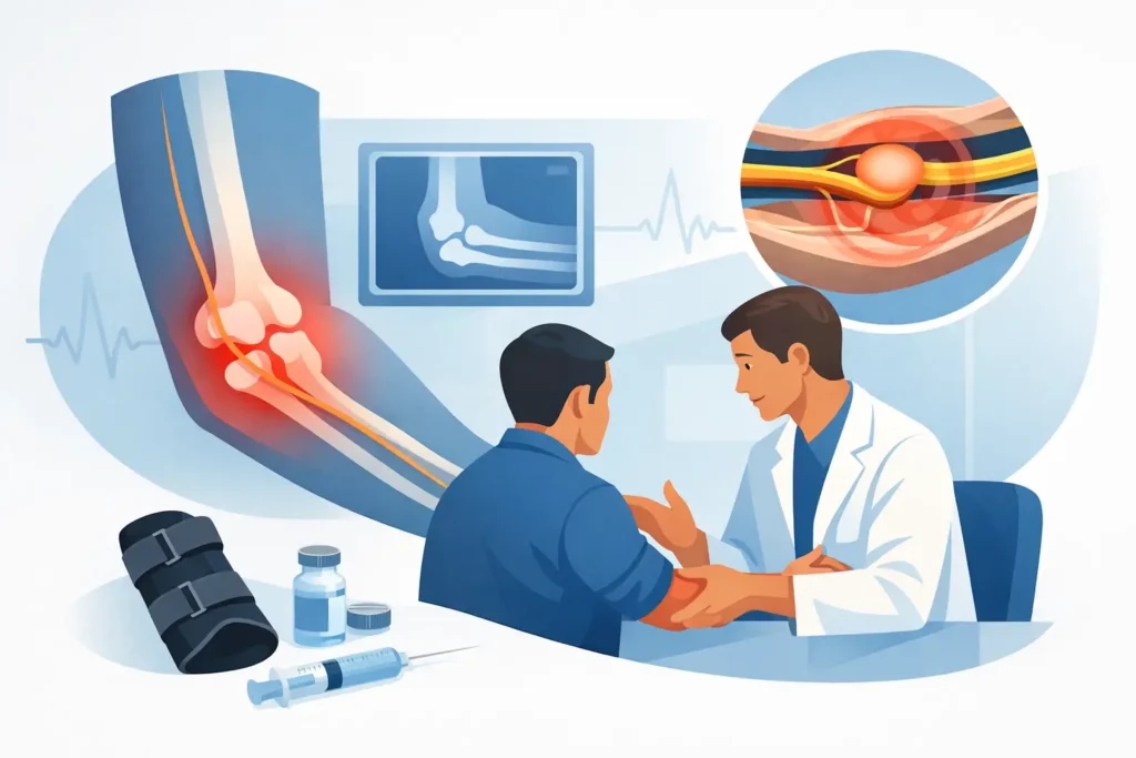 Guia da síndrome compressiva ulnar e tratamento